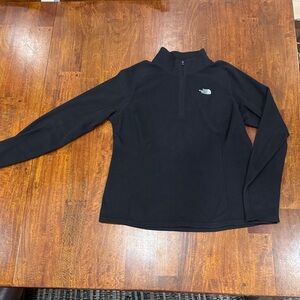 The North Face Quarter Zip Black Pullover Sweater